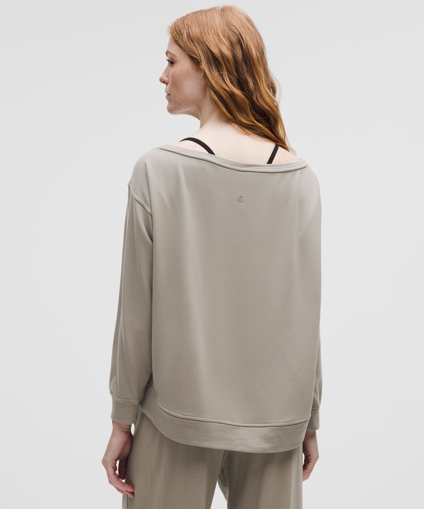 BeCalm Oversized Boatneck Long-Sleeve Shirt