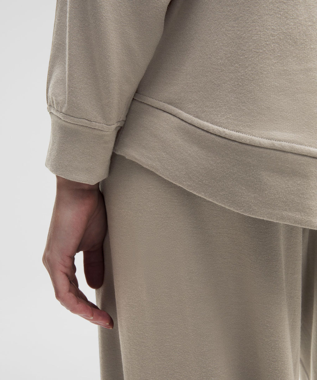 BeCalm Oversized Boatneck Long-Sleeve Shirt