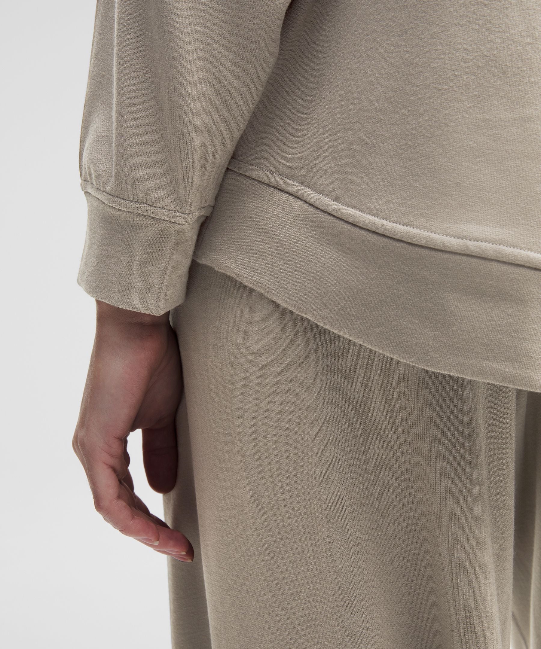 BeCalm Oversized Boatneck Long-Sleeve Shirt