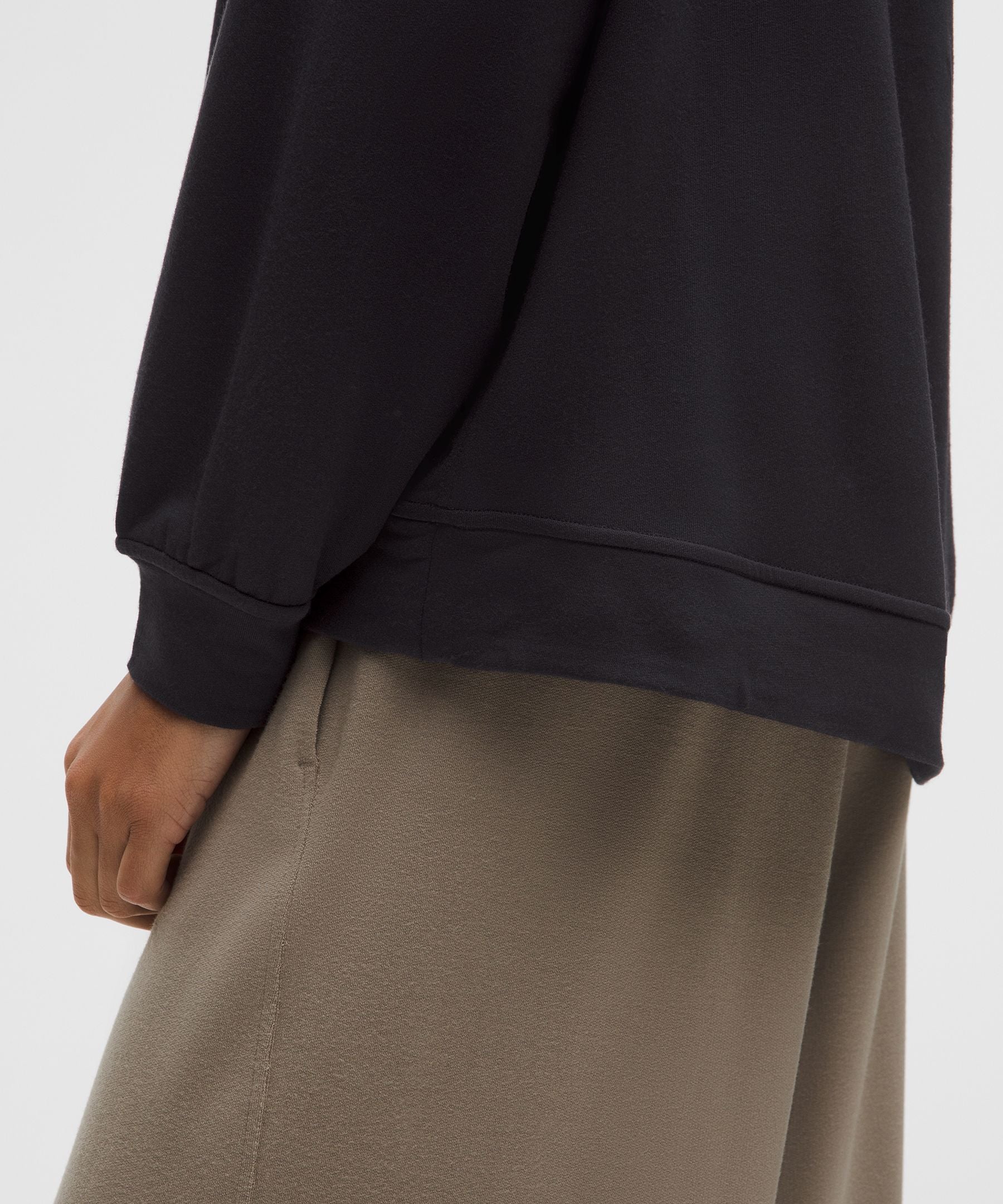 BeCalm Oversized Boatneck Long-Sleeve Shirt