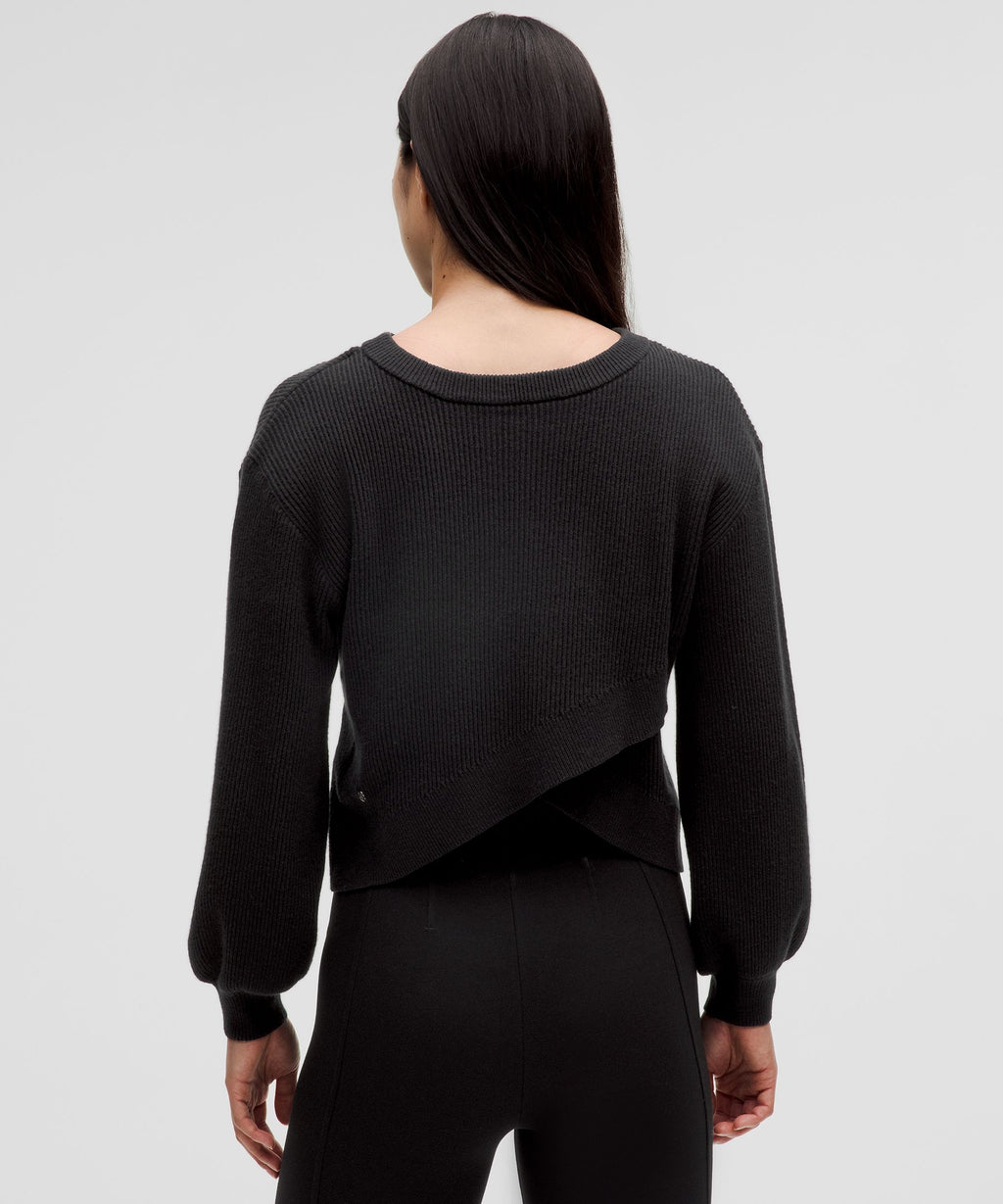 Reversible Crossover Sweater