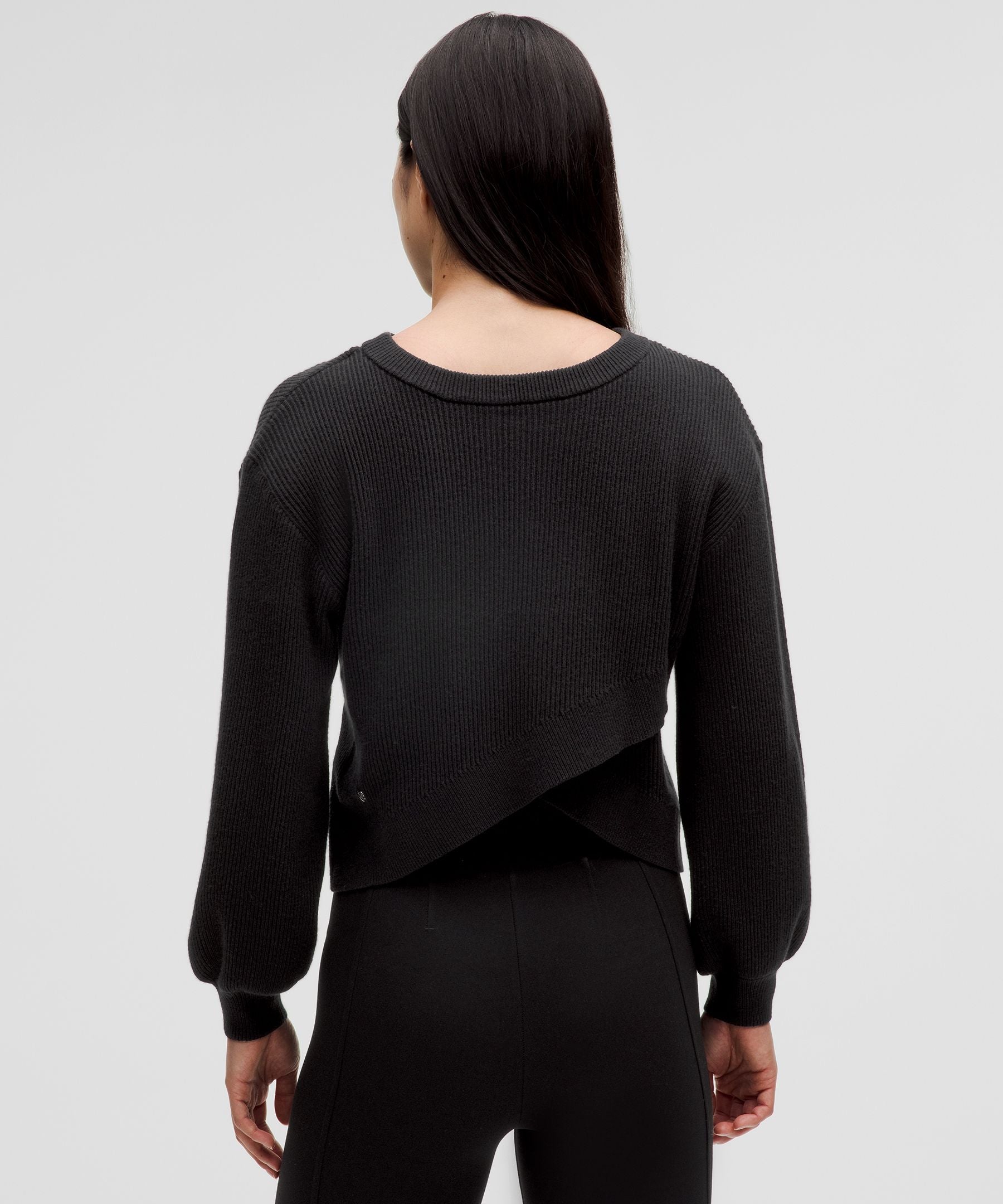 Reversible Crossover Sweater