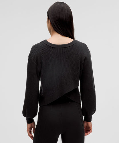 Reversible Crossover Sweater