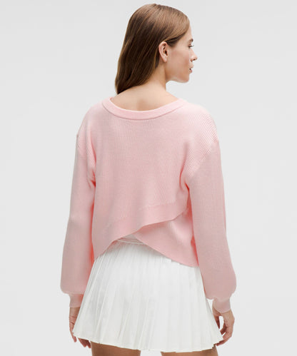 Reversible Crossover Sweater