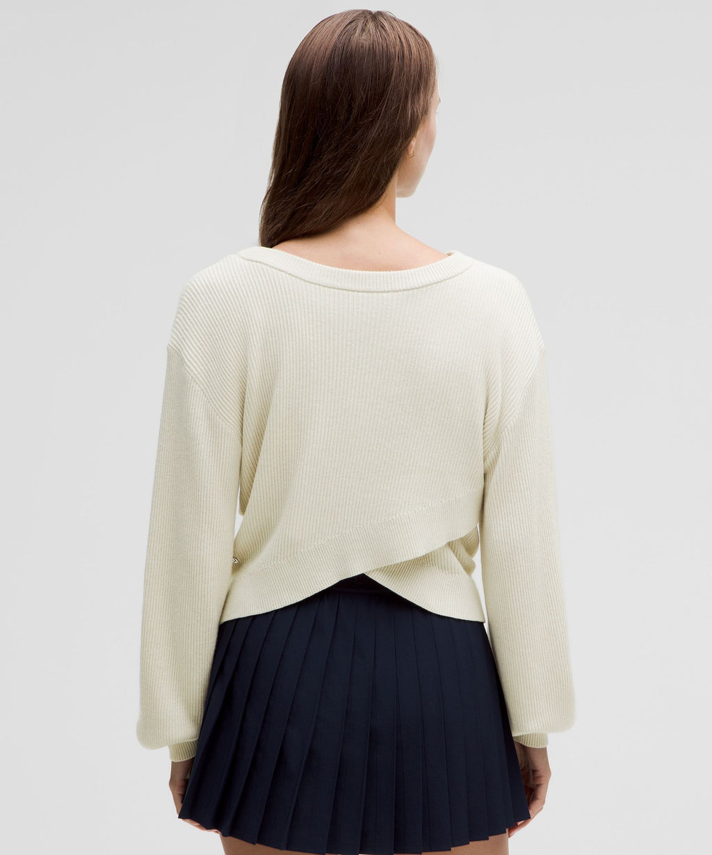 Reversible Crossover Sweater