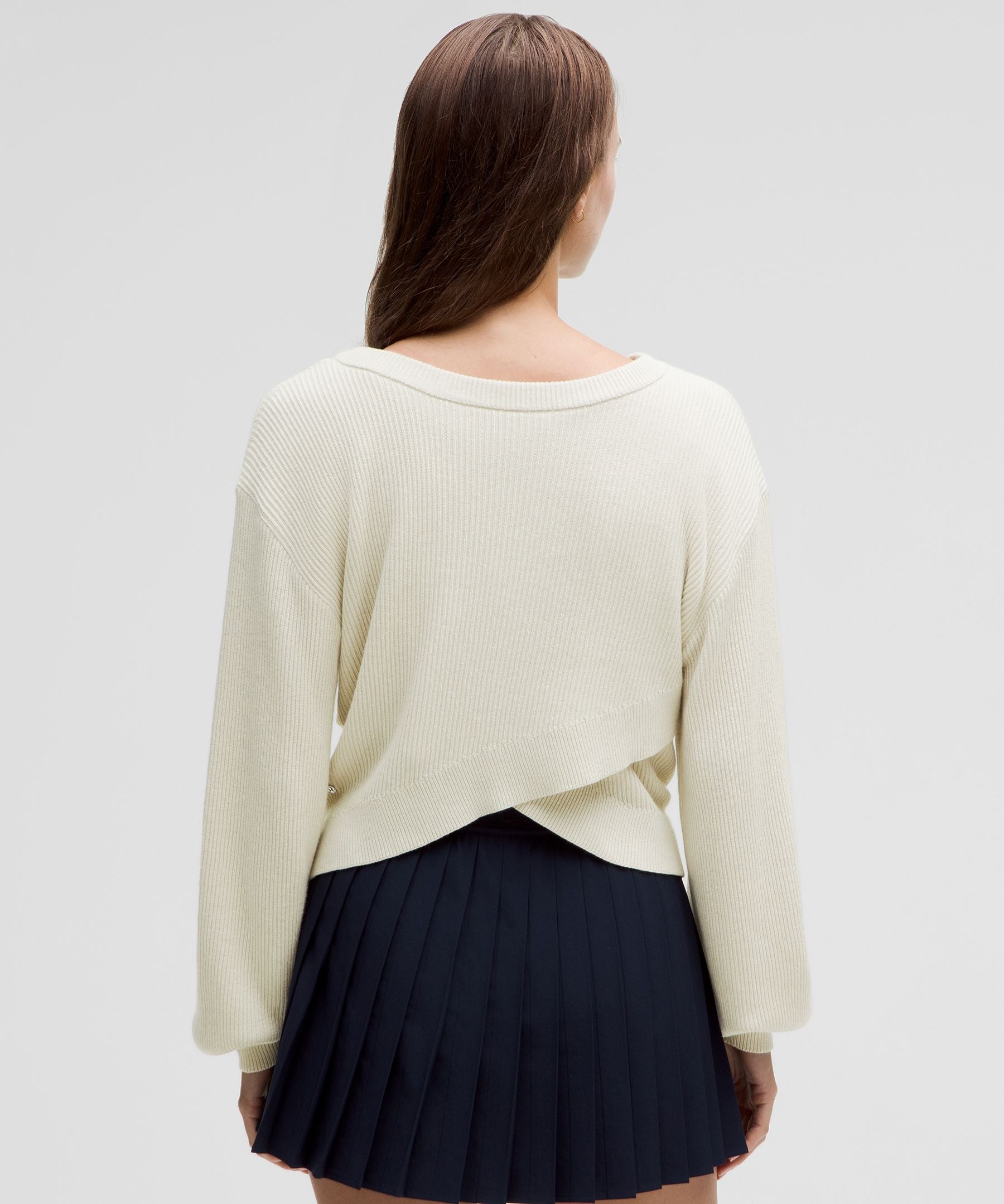 Reversible Crossover Sweater