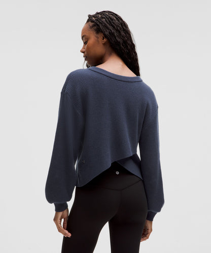 Reversible Crossover Sweater