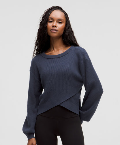 Reversible Crossover Sweater