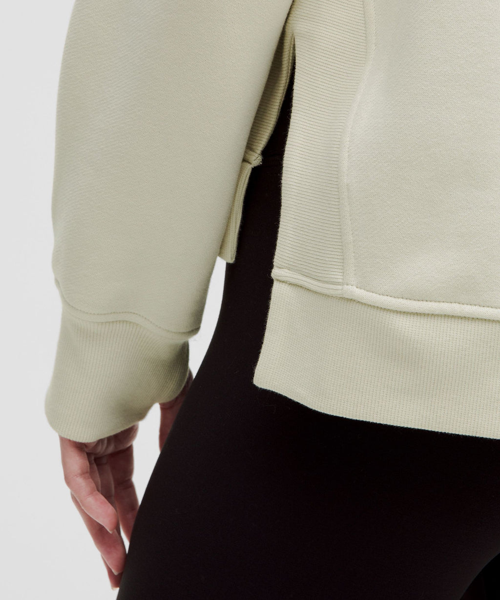 Scuba Oversized Side-Slit Hoodie