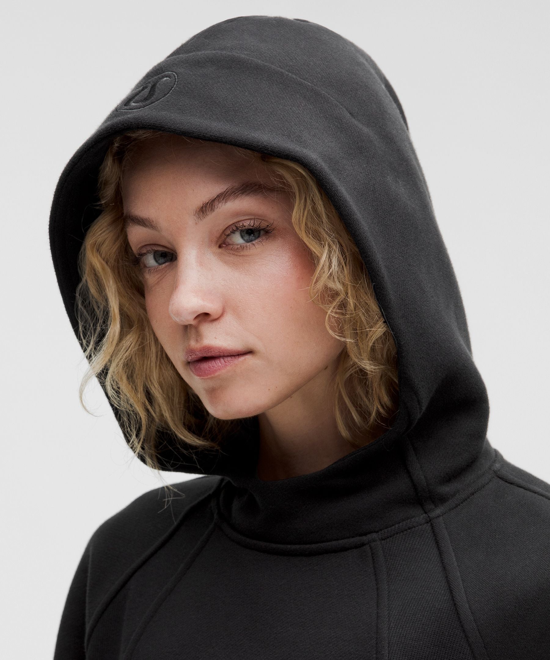 Scuba Oversized Side-Slit Hoodie