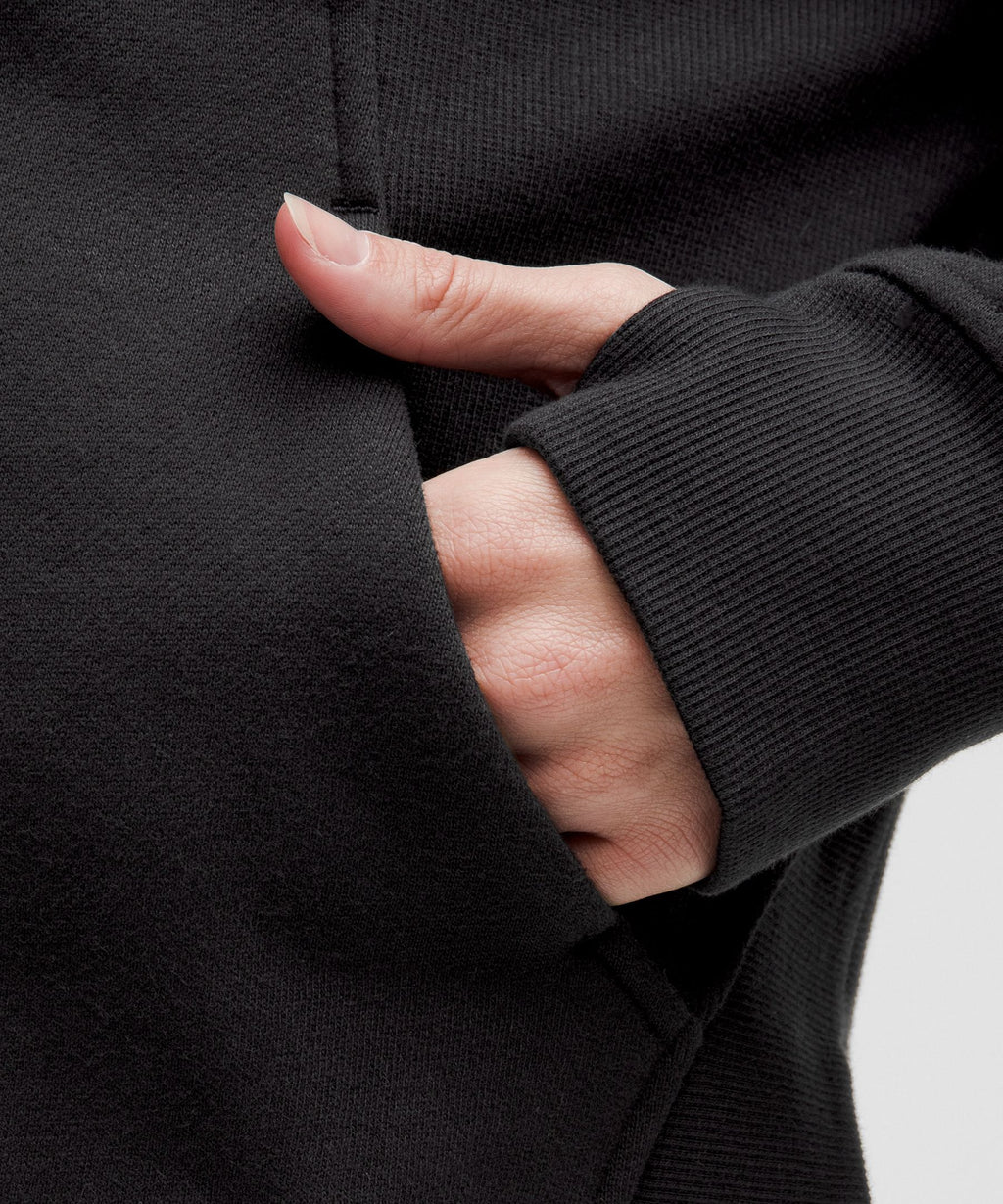 Scuba Oversized Side-Slit Hoodie