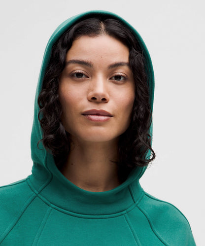 Scuba Oversized Side-Slit Hoodie
