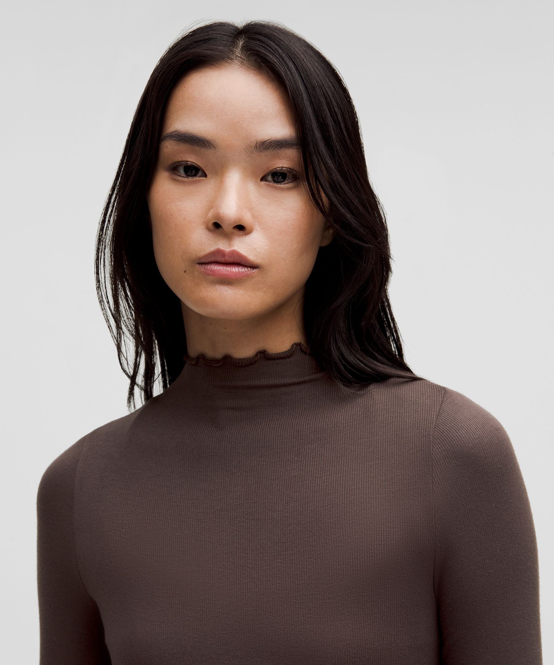 Hold Tight Lettuce-Edge Turtleneck