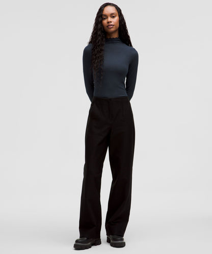 Hold Tight Lettuce-Edge Turtleneck