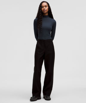 Hold Tight Lettuce-Edge Turtleneck