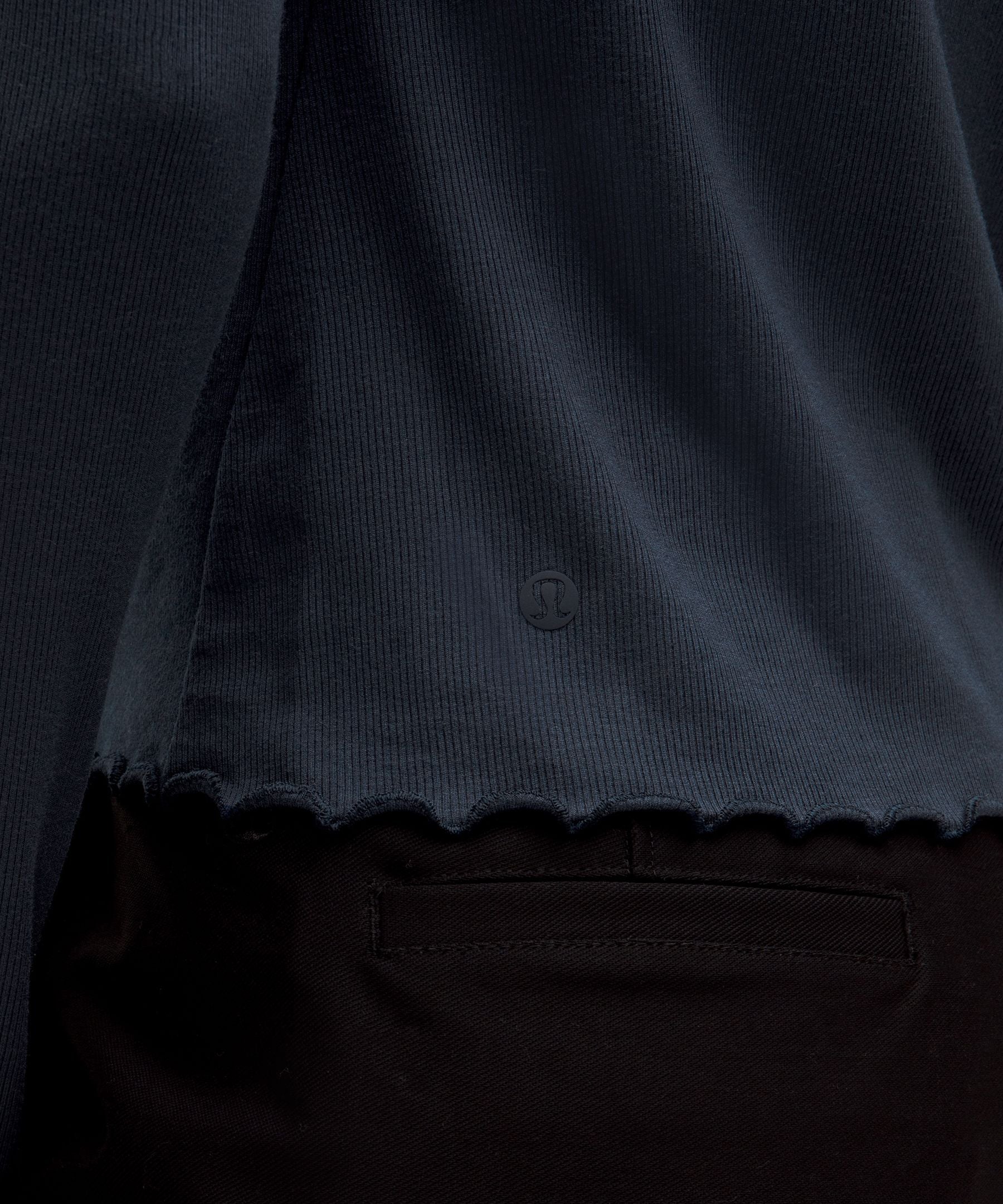 Hold Tight Lettuce-Edge Turtleneck