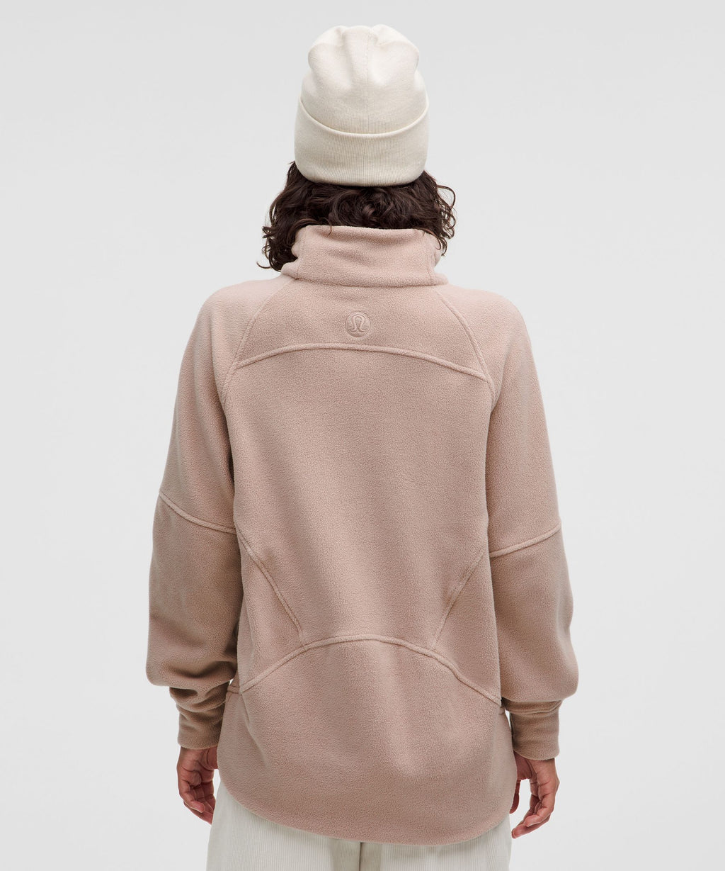 Scuba Tumbled Fleece Funnel-Neck Half Zip