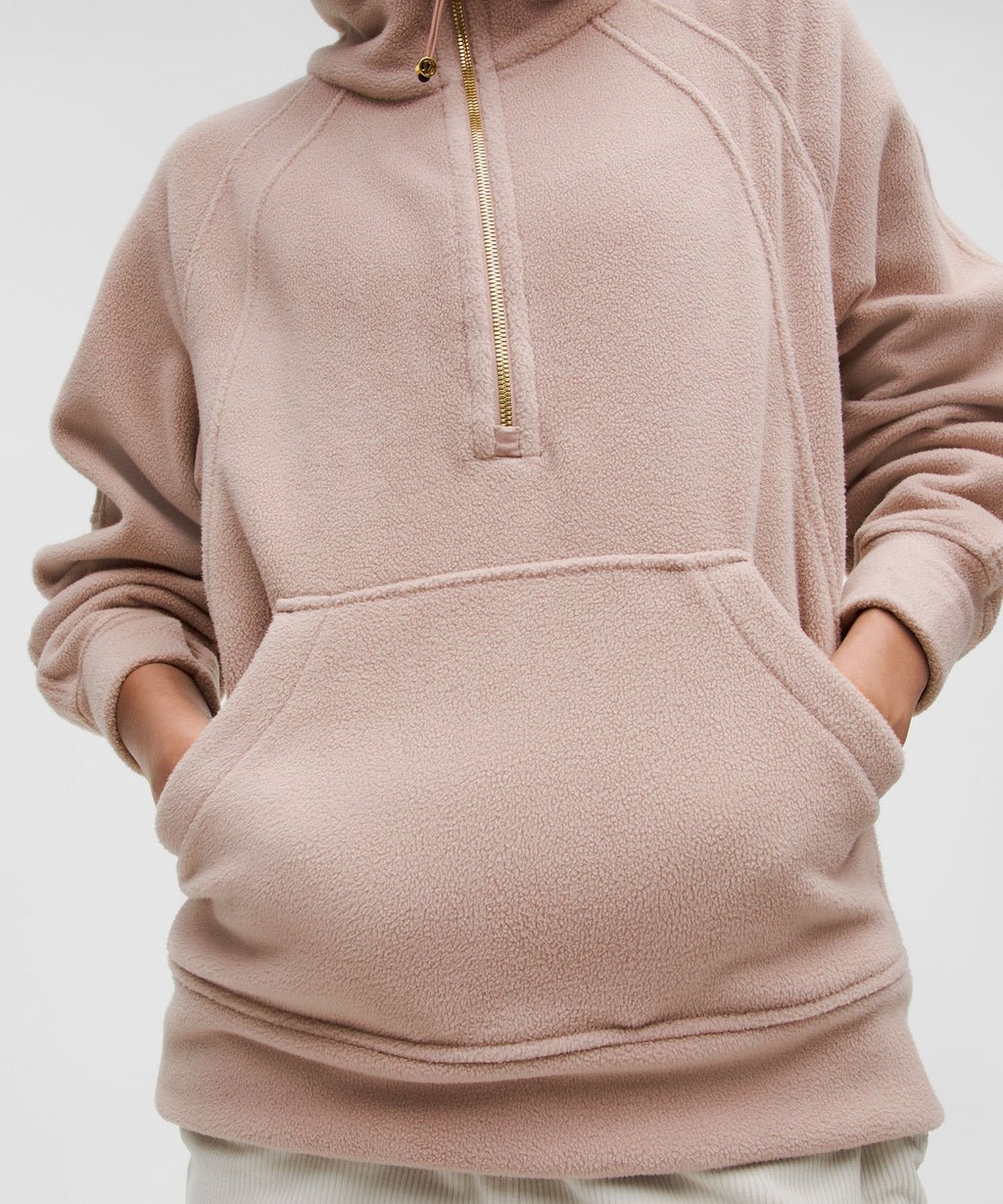 Scuba Tumbled Fleece Funnel-Neck Half Zip