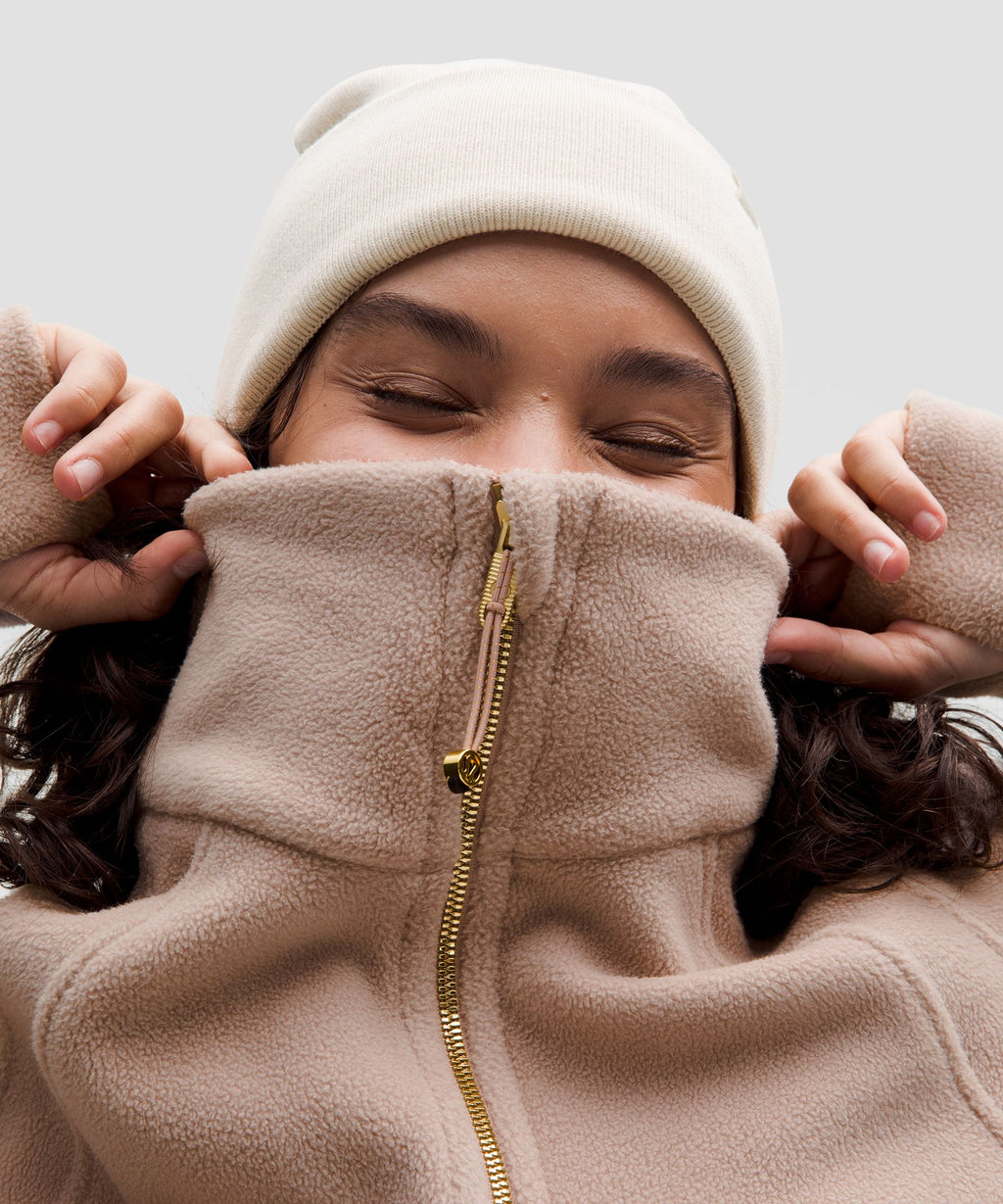 Scuba Tumbled Fleece Funnel-Neck Half Zip