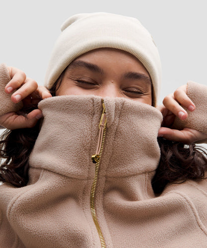 Scuba Tumbled Fleece Funnel-Neck Half Zip