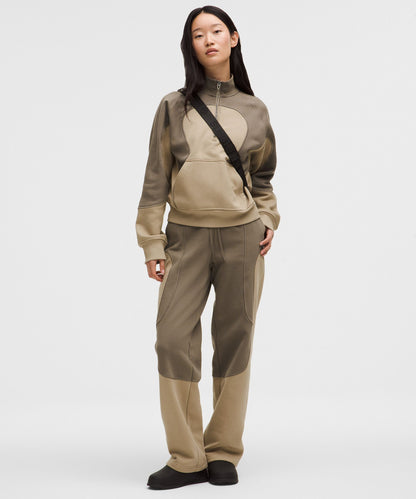 Cotton Fleece Relaxed-Fit Half Zip *SLNSH Collection