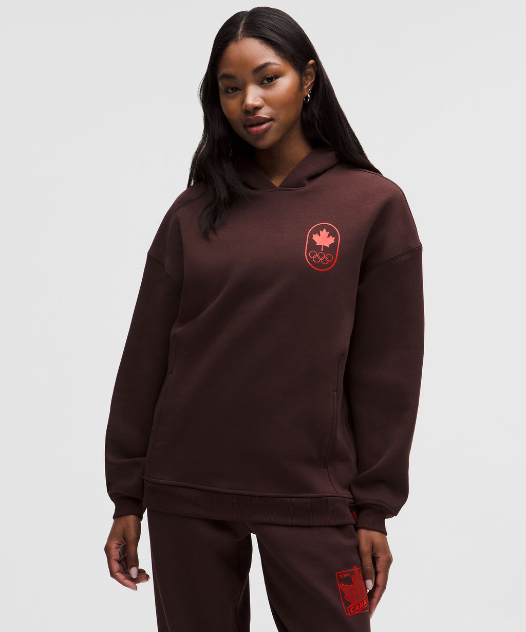 Team Canada Womens Big Cozy Oversized Hoodie *COC Logo