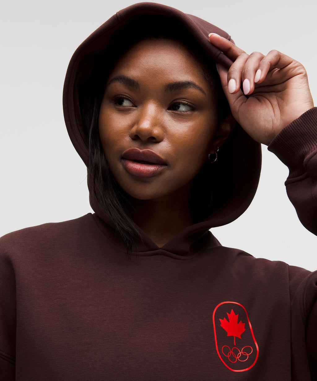 Team Canada Womens Big Cozy Oversized Hoodie *COC Logo