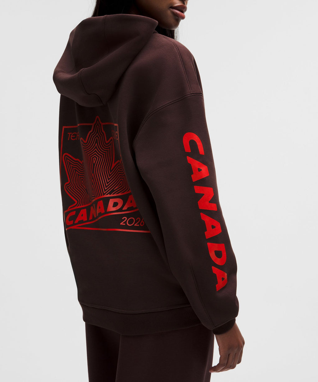 Team Canada Womens Big Cozy Oversized Hoodie *COC Logo
