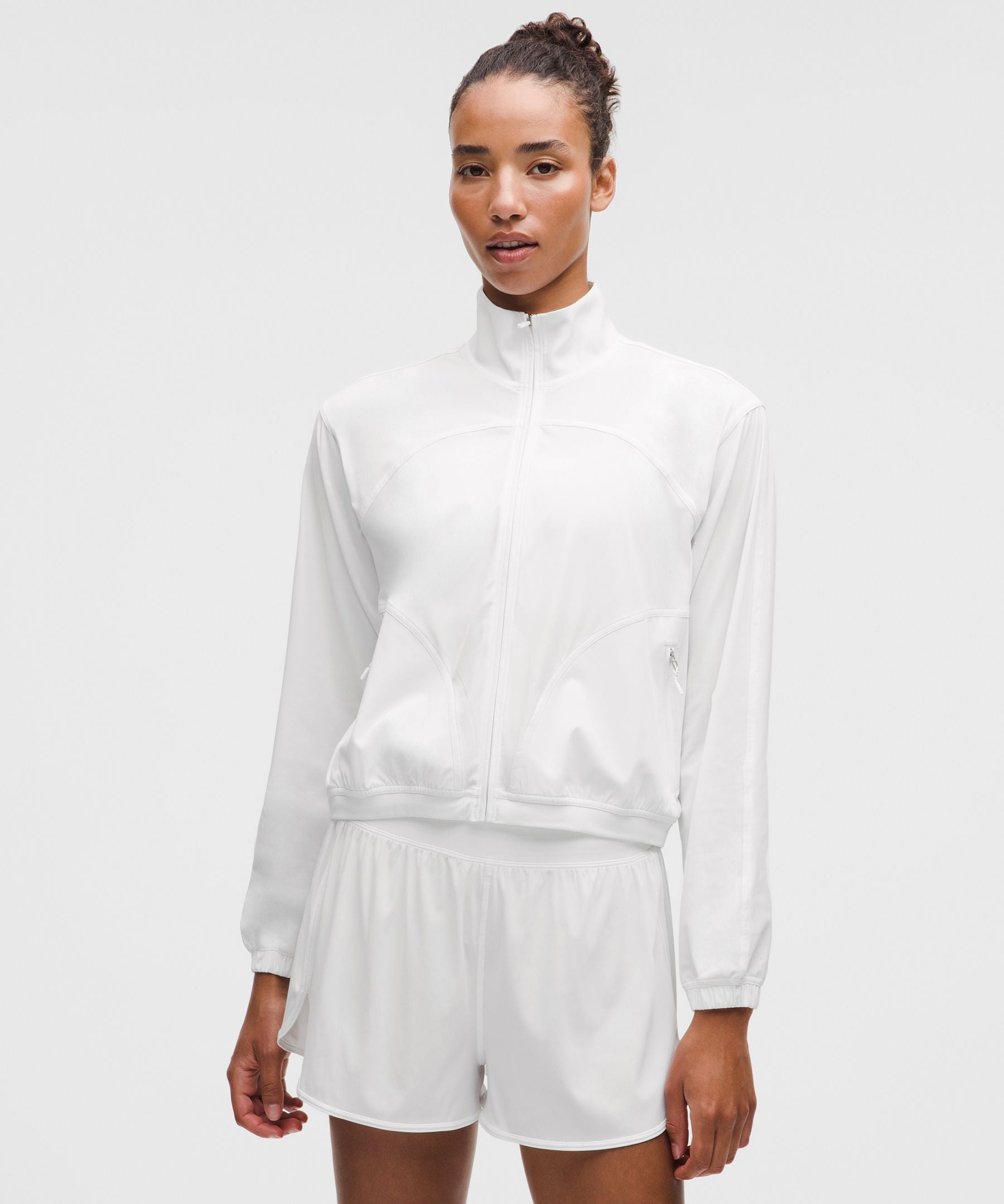 Sleek Full-Zip Running Jacket