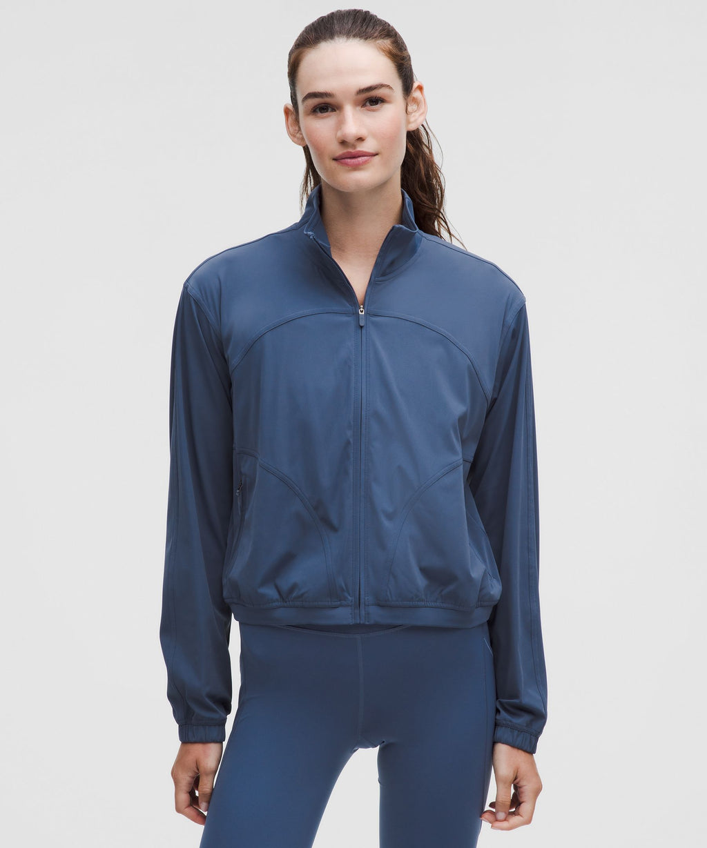 Sleek Full-Zip Running Jacket