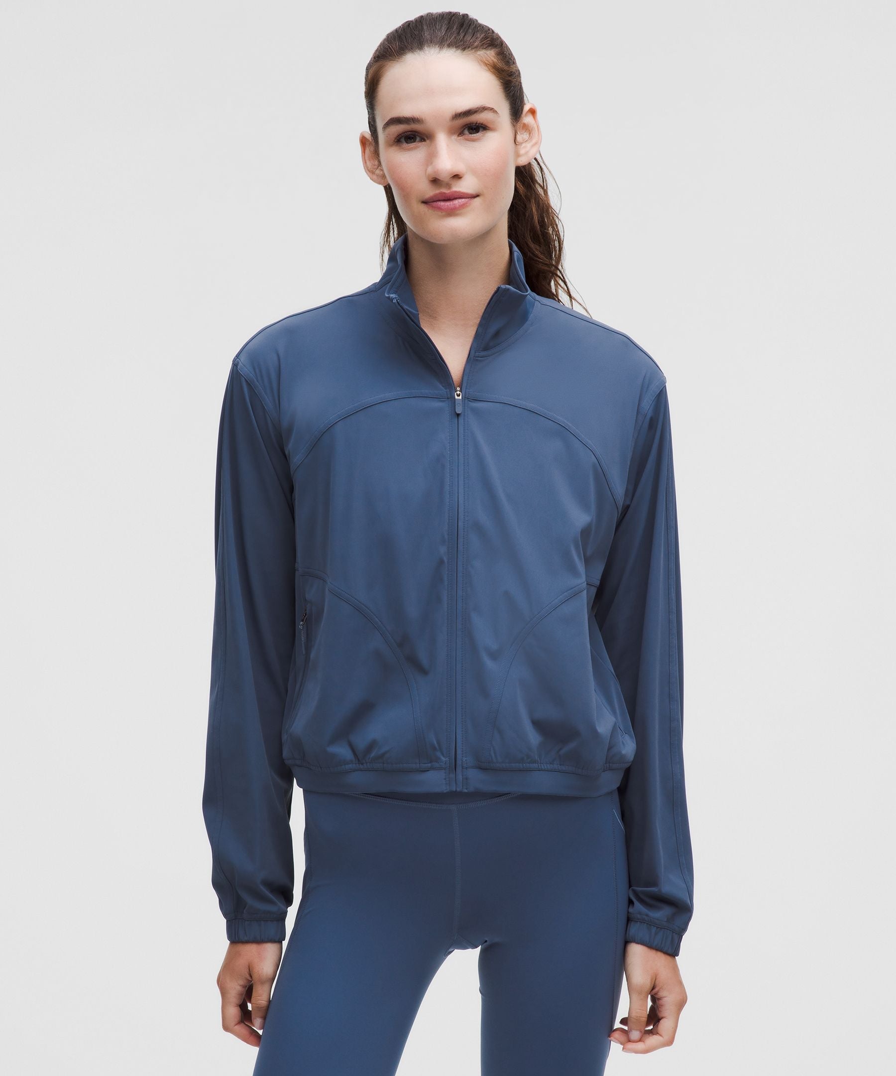 Sleek Full-Zip Running Jacket