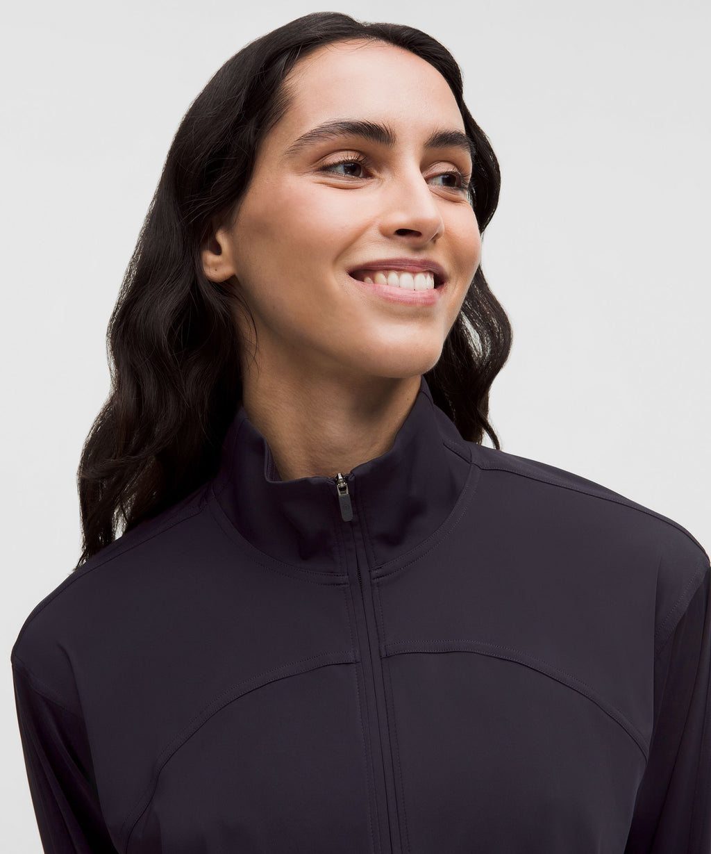 Sleek Full-Zip Running Jacket
