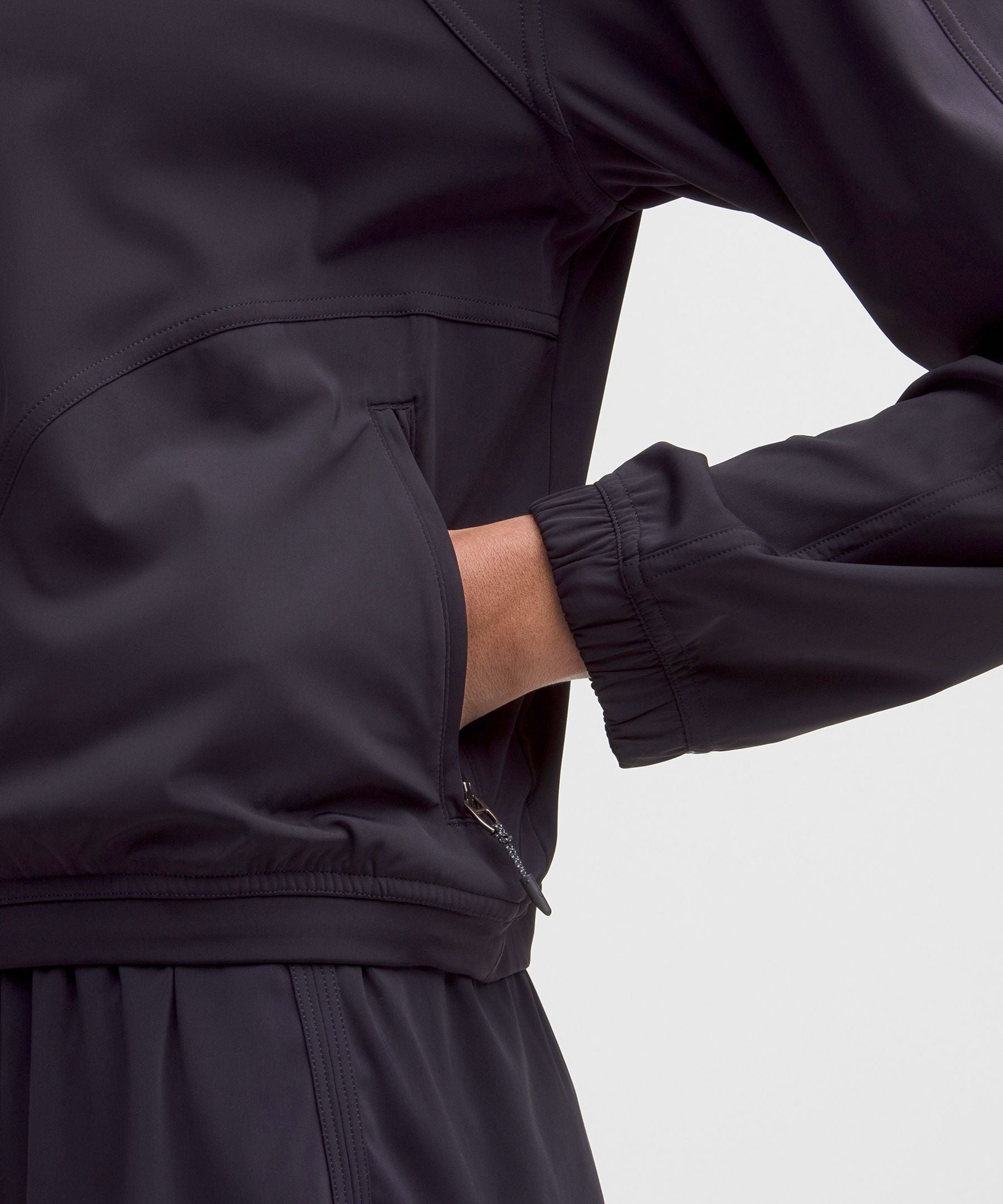 Sleek Full-Zip Running Jacket