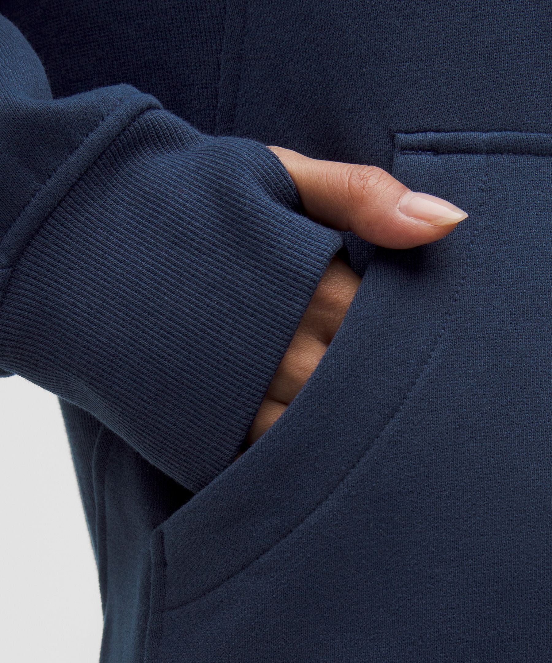 Scuba Oversized Funnel-Neck Half Zip *Long