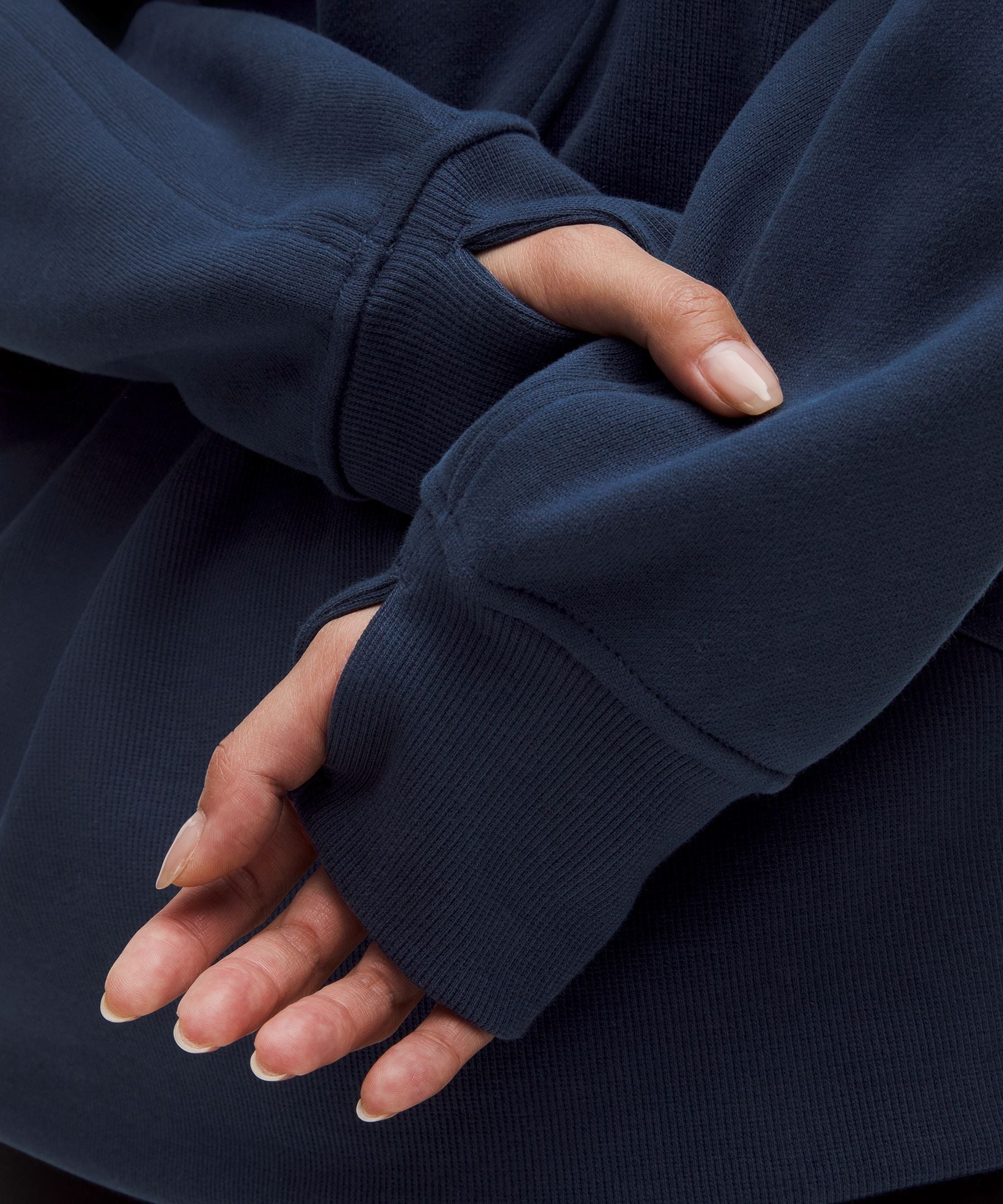 Scuba Oversized Funnel-Neck Half Zip *Long