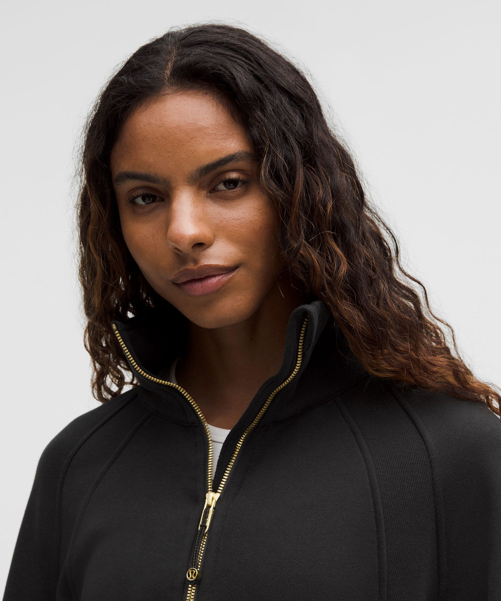 Scuba Oversized Funnel-Neck Half Zip *Long