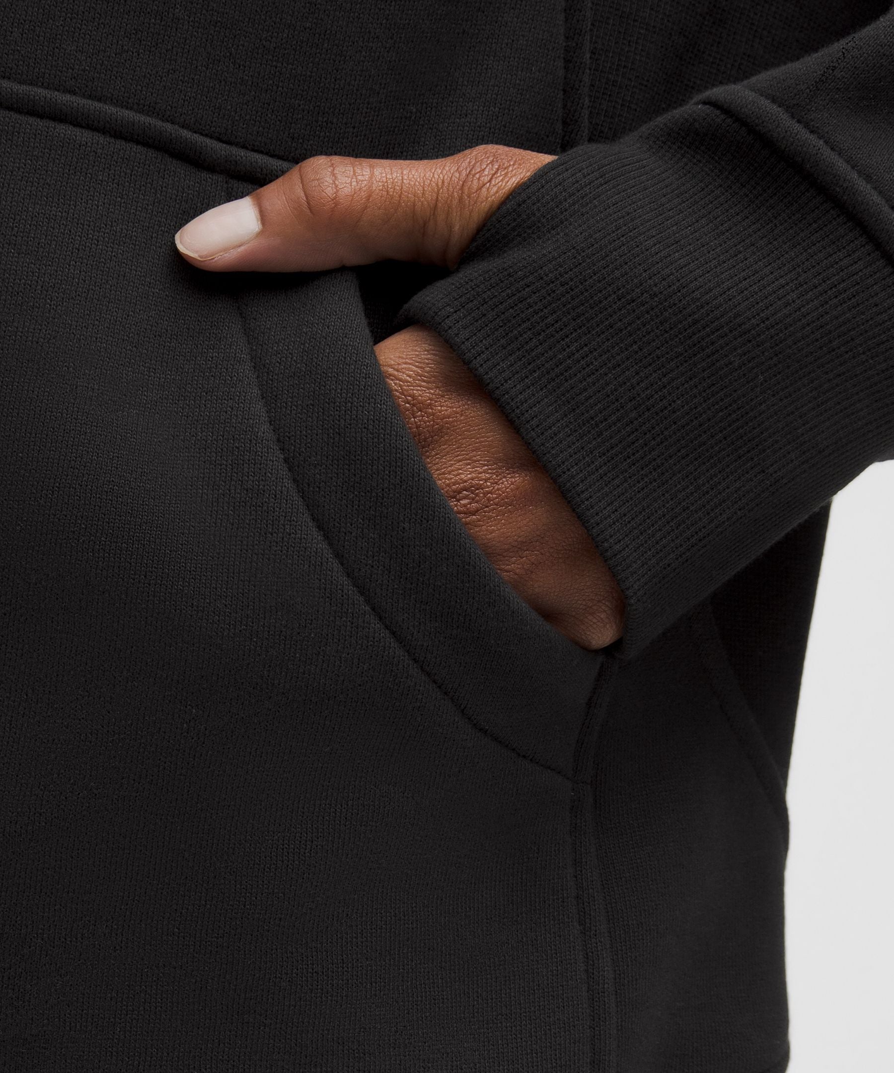 Scuba Oversized Funnel-Neck Half Zip *Long