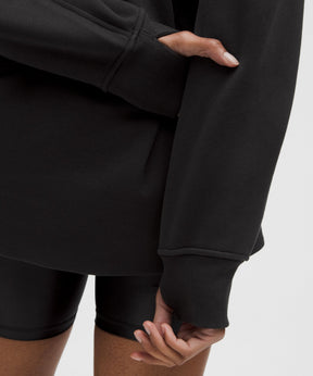 Scuba Oversized Funnel-Neck Half Zip *Long