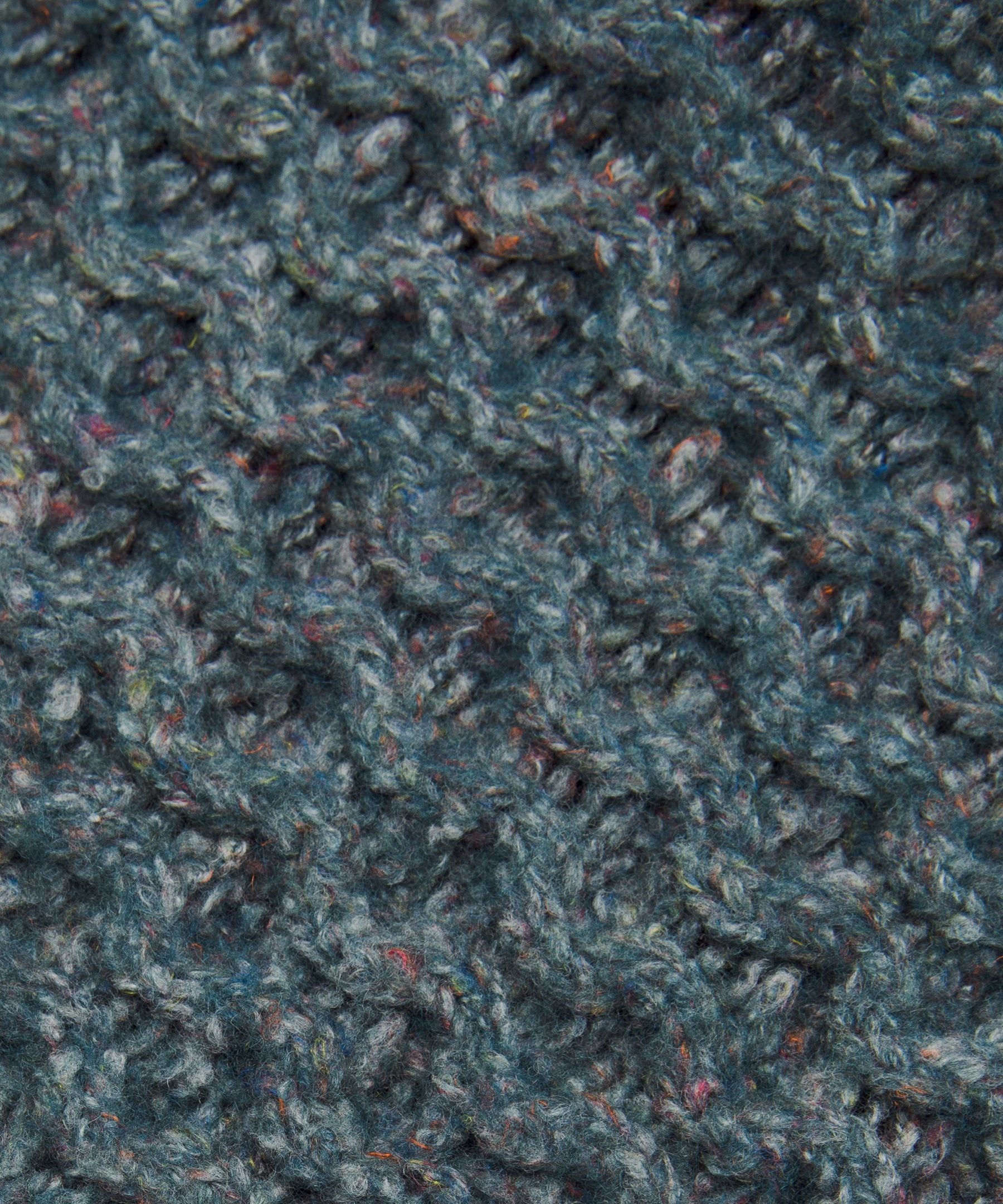 Wool-Blend Cable-Knit Sweater