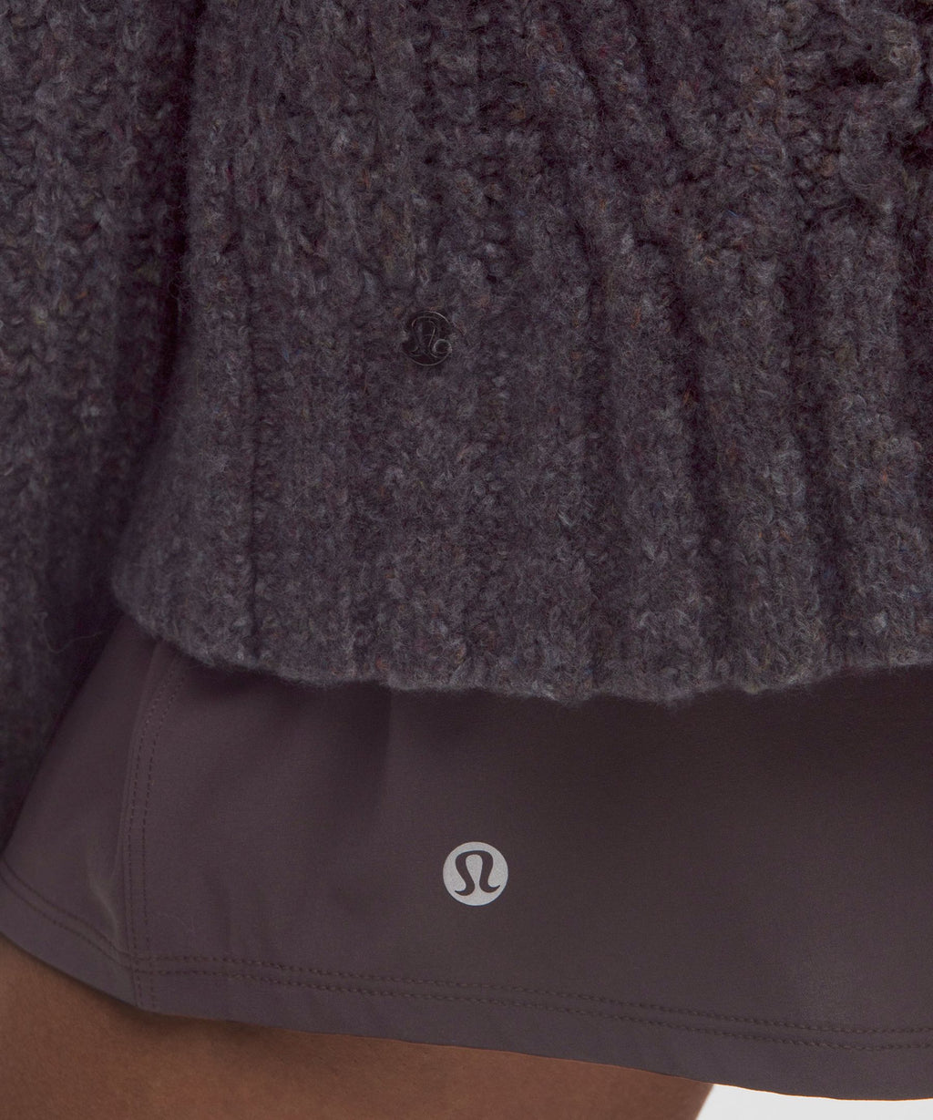 Wool-Blend Cable-Knit Sweater