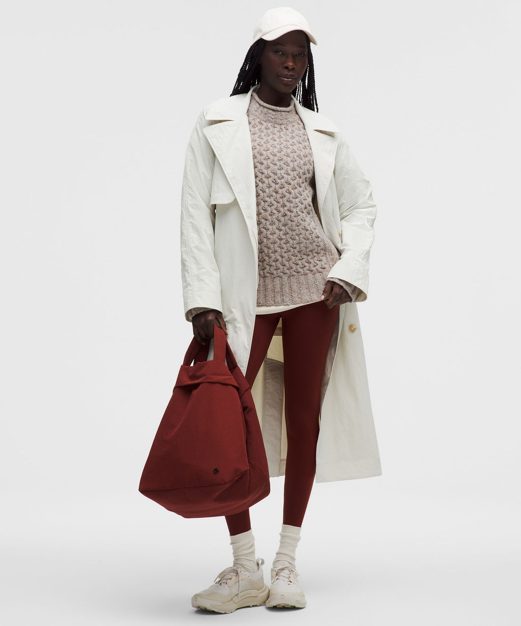 Wool-Blend Cable-Knit Sweater