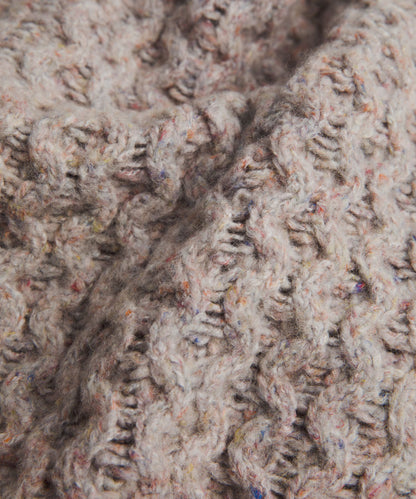 Wool-Blend Cable-Knit Sweater