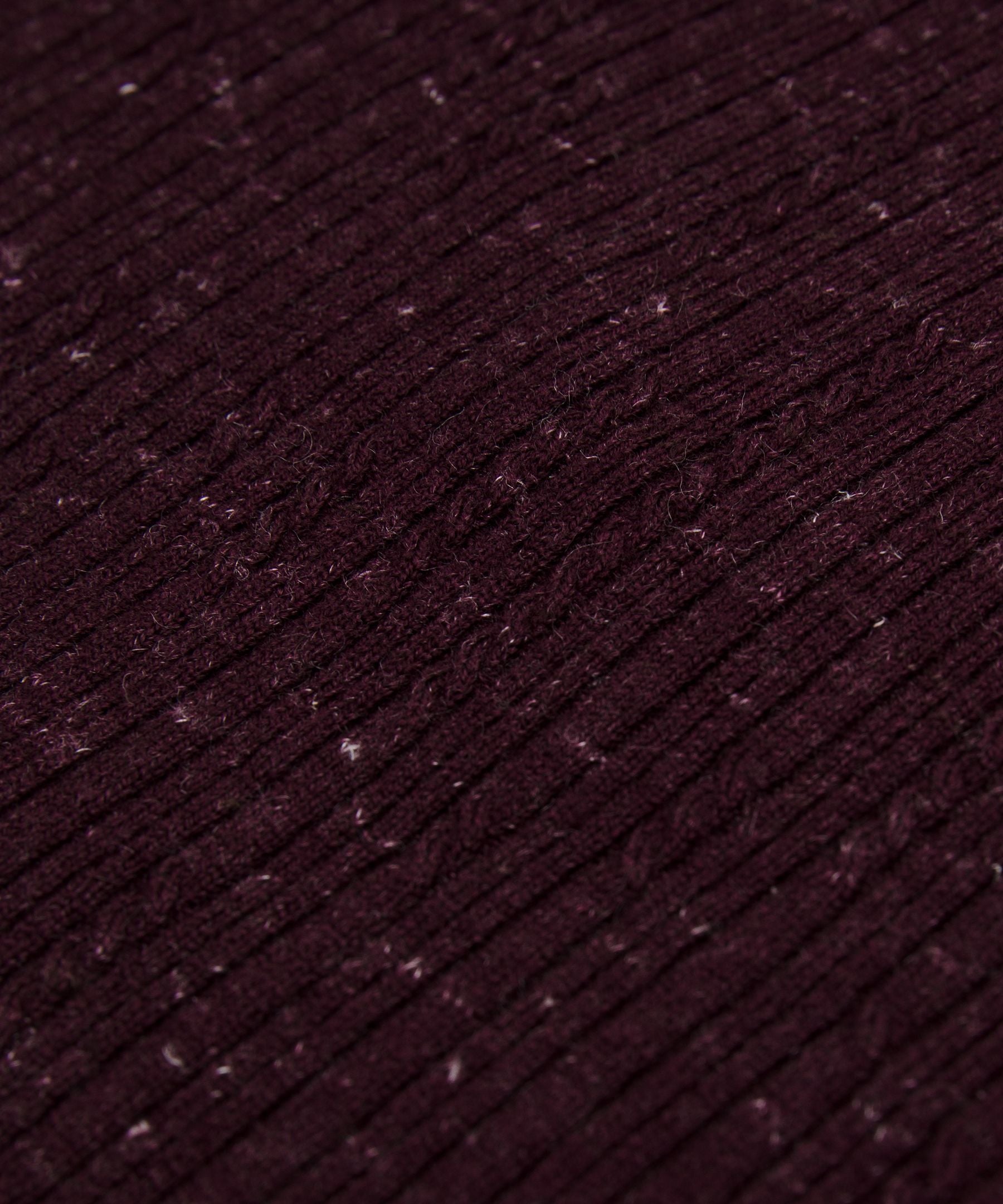 Micro Cable Merino Wool Hooded Cardigan