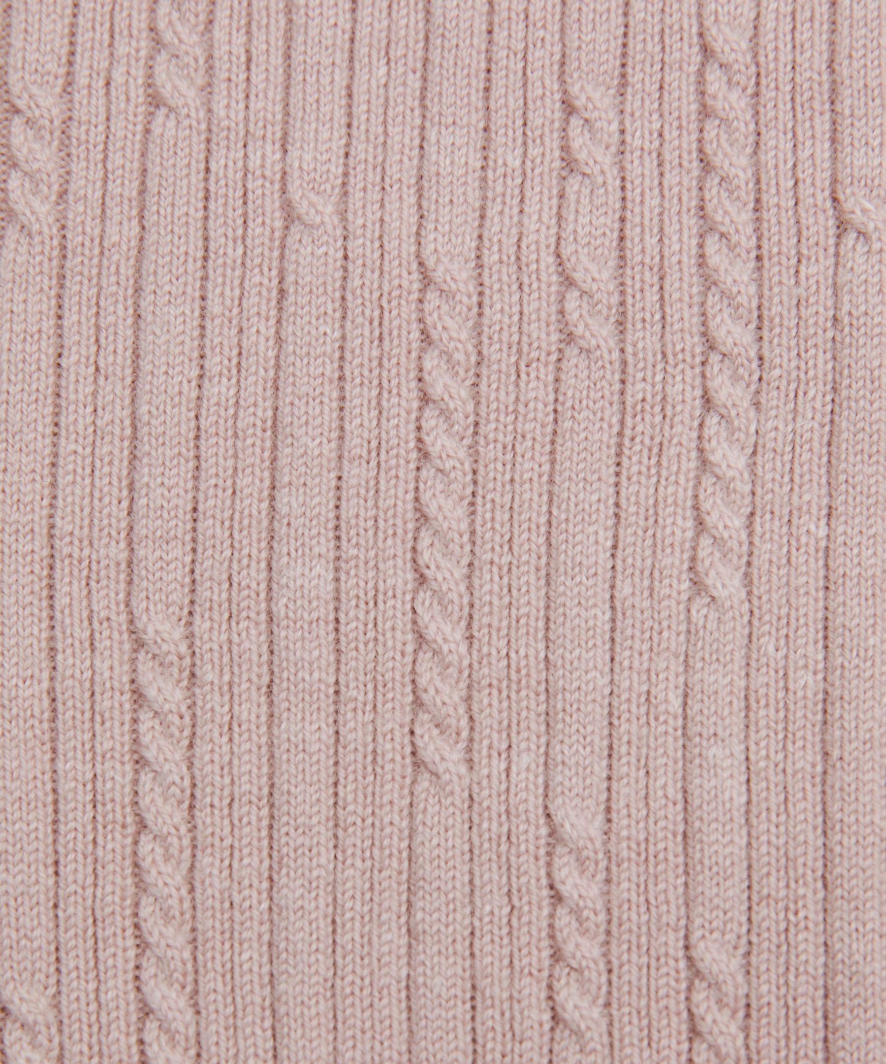 Micro Cable Merino Wool Hooded Cardigan