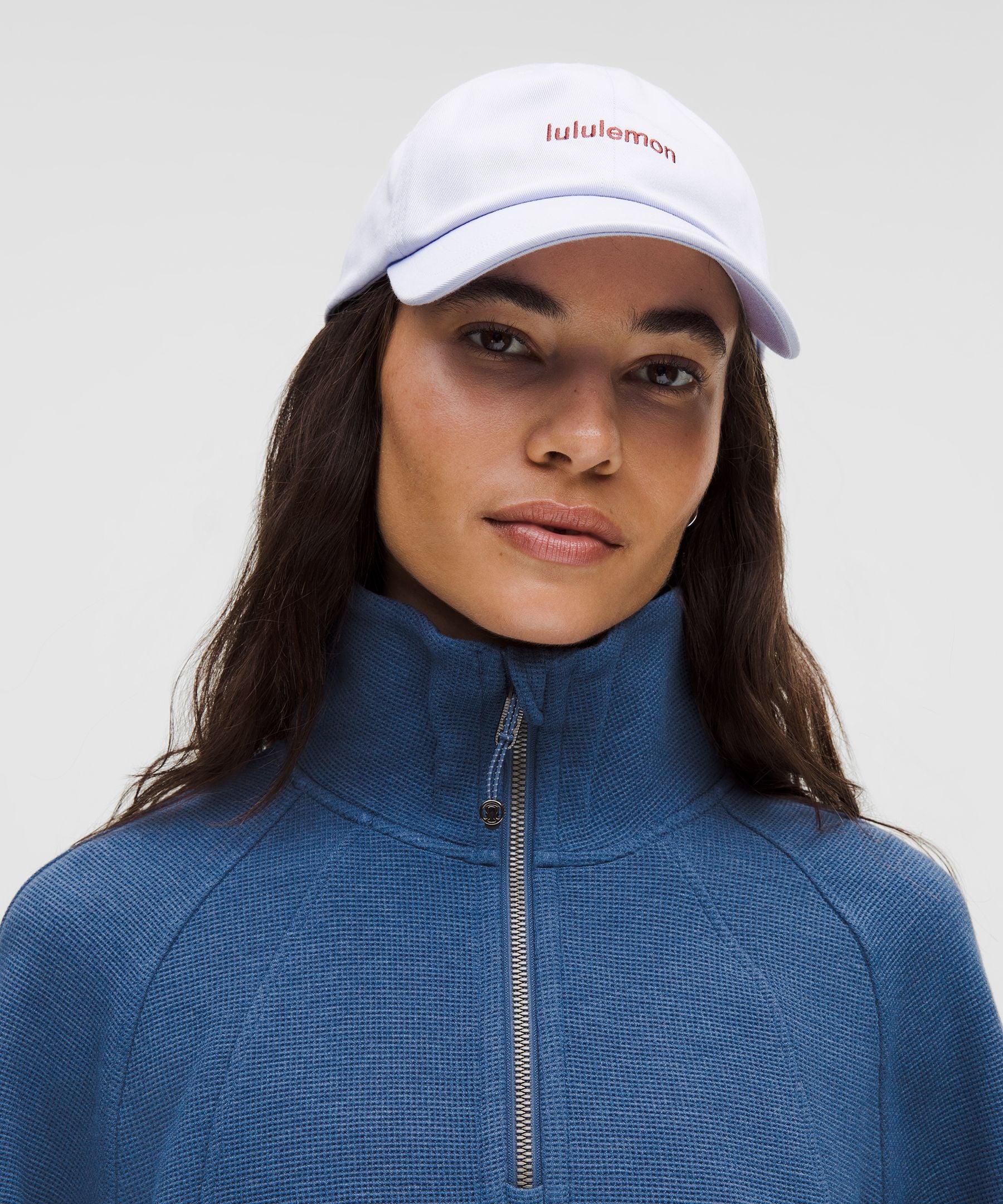 Scuba Cropped Funnel-Neck Half Zip *Waffle