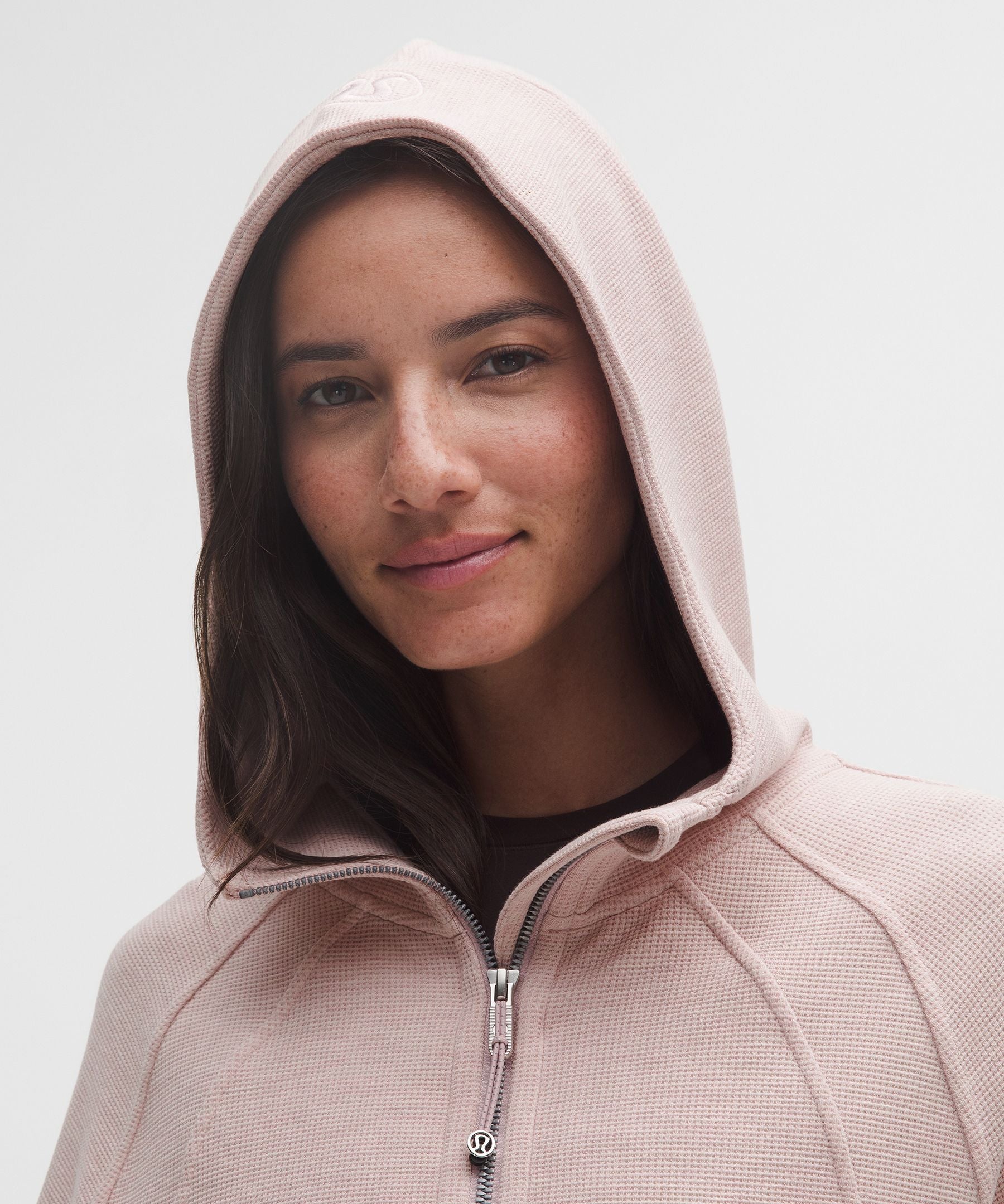 Scuba Oversized Full-Zip Hoodie *Waffle