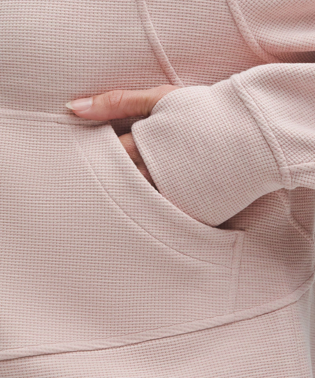 Scuba Oversized Full-Zip Hoodie *Waffle