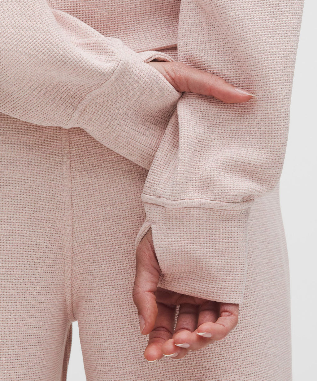 Scuba Oversized Full-Zip Hoodie *Waffle