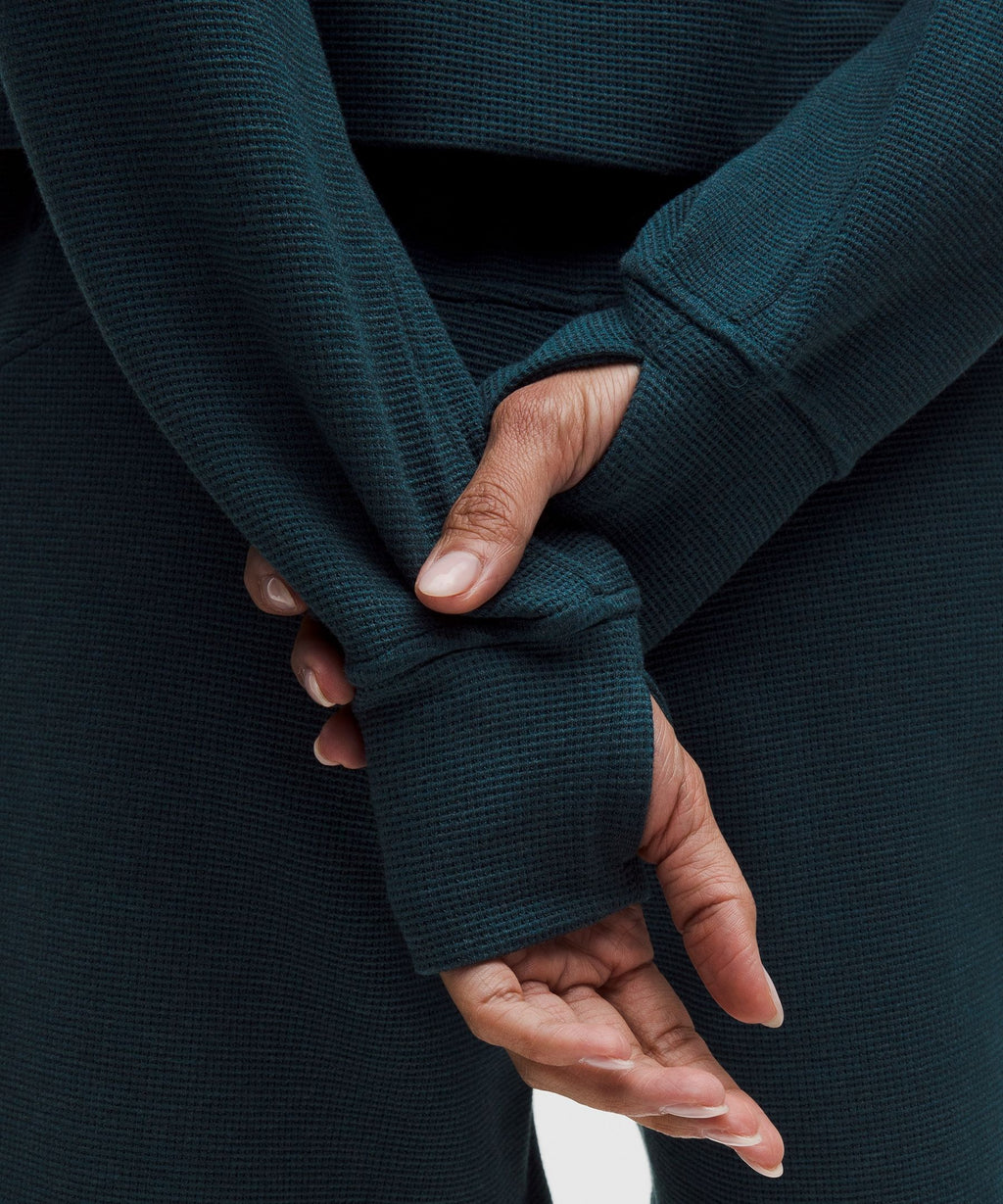 Scuba Oversized Full-Zip Hoodie *Waffle