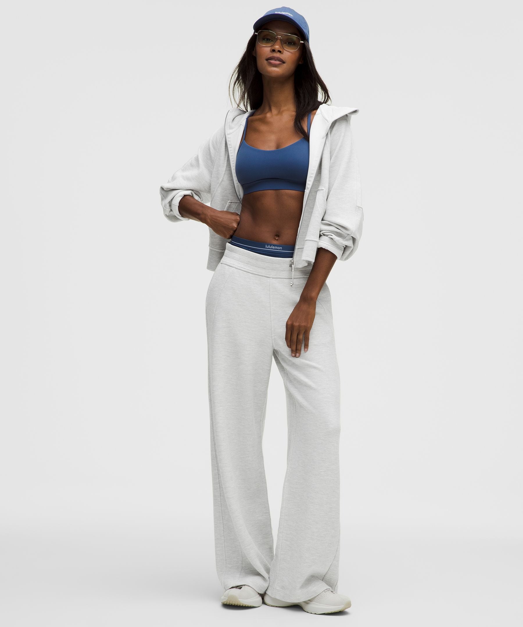 Scuba Oversized Full-Zip Hoodie *Waffle